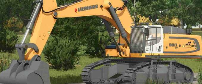 Liebherr 980 SME Excavator Mod Image