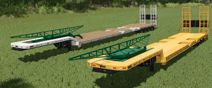 Low Loaders Transport Trailer 19m and 25m Farming Simulator mod