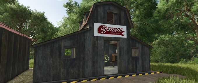 Placeable Objects Old Workshop Farming Simulator mod