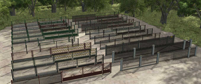 Decoration Old Polish Fences Pack Farming Simulator mod