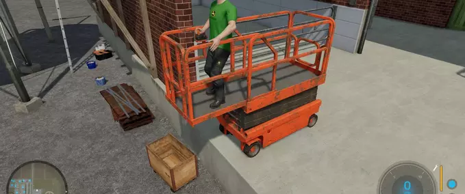 Tools Scissor Man Lift Farming Simulator mod