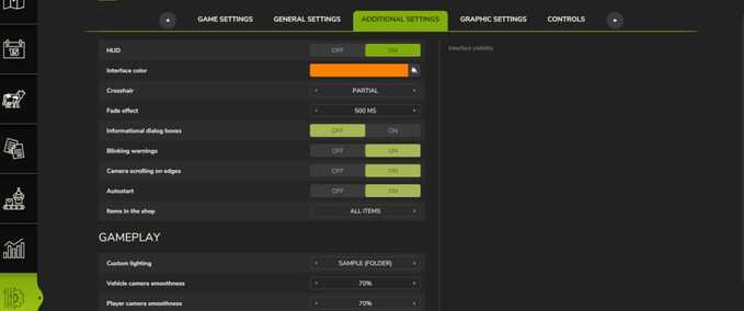 Scripts Additional Game Settings Farming Simulator mod