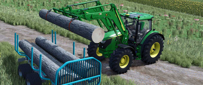 front loader Lift-Wood Log Lifter Farming Simulator mod