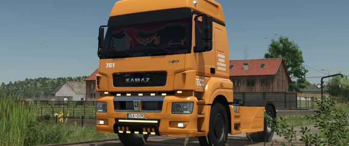 Trucks Kamaz 5490 & 65206 Farming Simulator mod