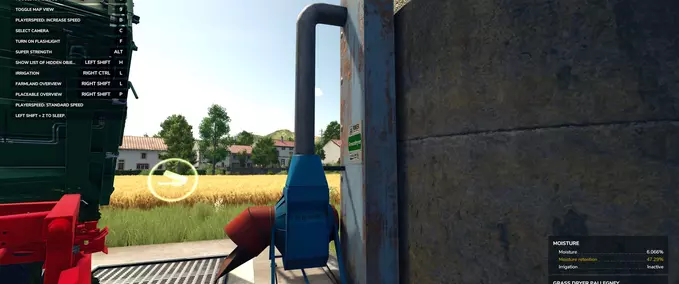 Factories Grass Dryer for Pallegney Map Farming Simulator mod