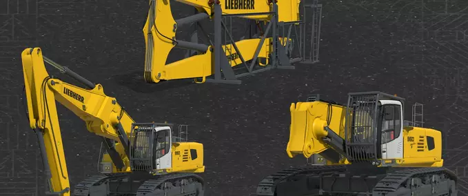 Liebherr R960 Excavator Pack Mod Image