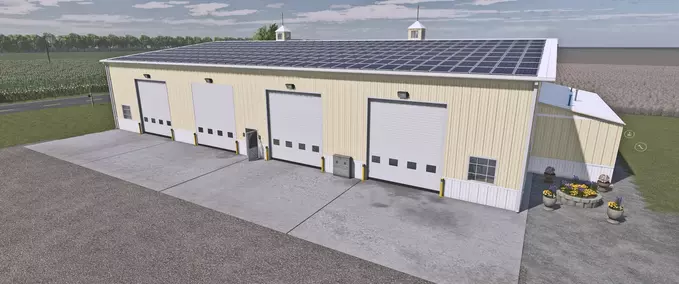 Sheds American Midwest Truck Shop Farming Simulator mod
