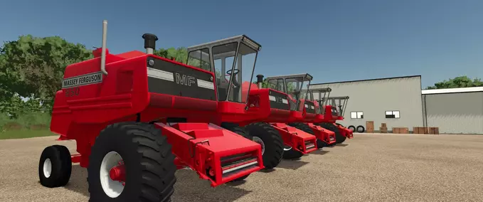 Other manufactors Massey Ferguson 8X0 Combines Overhauled Farming Simulator mod