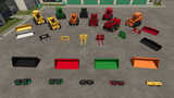 MF 711 Skid Steer Loader Pack Mod Thumbnail