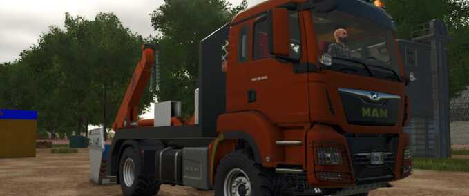 Trucks MAN TGS Skip Loader Farming Simulator mod