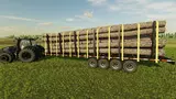 Lizard 40' Flatbed Autoloading Bale Trailer Mod Thumbnail