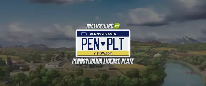 Pennsylvania License Plate Mod Image