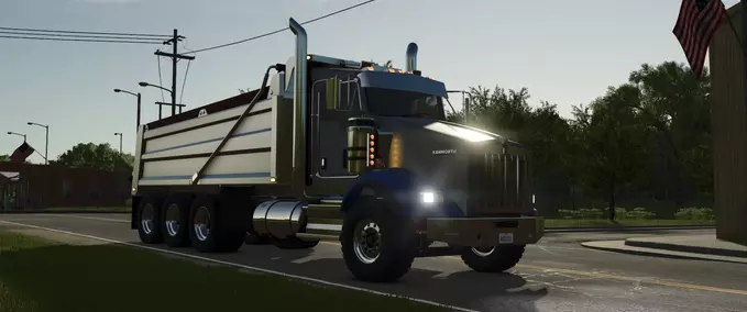 Trucks Kenworth T800 Dump Truck Farming Simulator mod
