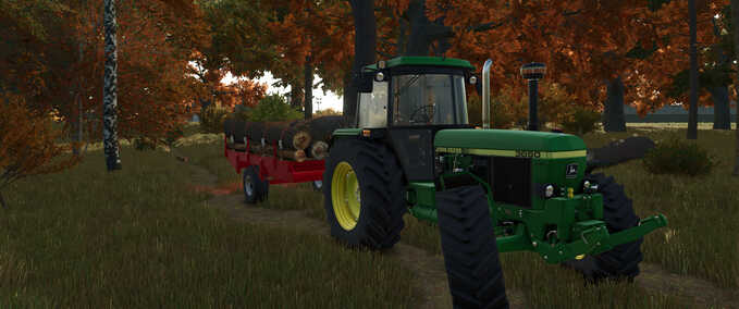 Other trailers Wood Trailer Farming Simulator mod