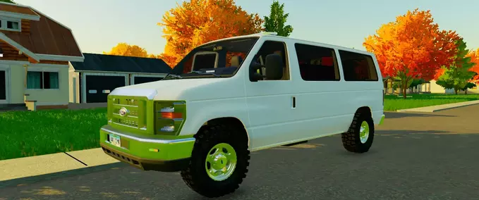 Other Vehicles Ford E350 Van Farming Simulator mod