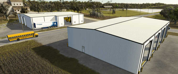 Buildings with Functions Modern Shop Package Farming Simulator mod