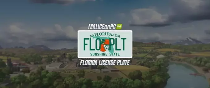 Gameplay Florida License Plate Farming Simulator mod
