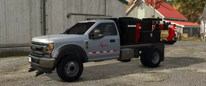 Other Vehicles 2020 Ford F550 Fuel and Lube Truck Farming Simulator mod