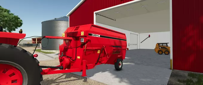 manure spreader Gehl Mixing Wagon Farming Simulator mod