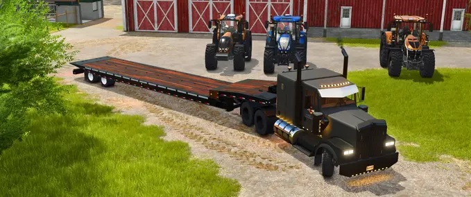 Low Loaders Kalyn Siebert 48 ft Tilt Deck Farming Simulator mod