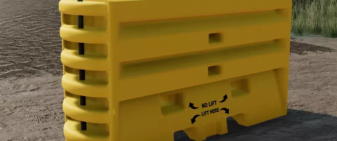Objects Traffix Attenuator Sleds Farming Simulator mod