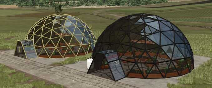 Greenhouses Circular Greenhouse Farming Simulator mod