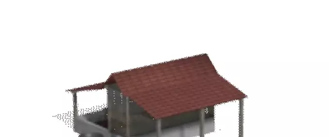 Animal Pens Pigsty with Corn Crib Farming Simulator mod