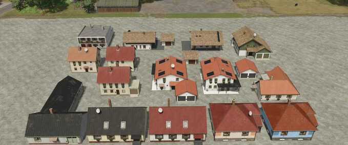 Decoration European Decorative Buildings Pack Farming Simulator mod