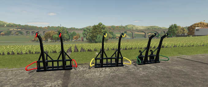Double Big Bag Hook for Telehandler Mod Image