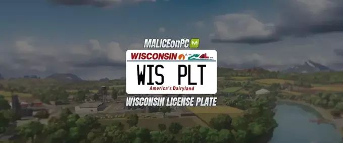 Gameplay Wisconsin License Plate Farming Simulator mod