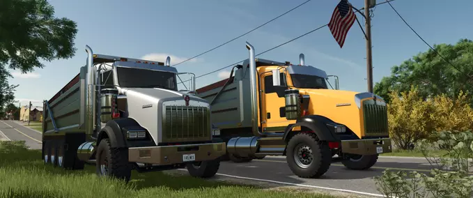 Trucks Kenworth T800 Dumper Farming Simulator mod