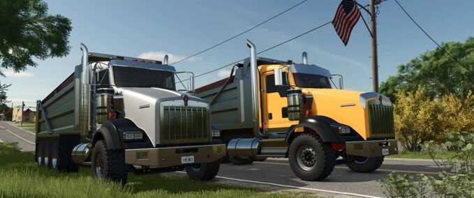 Trucks Kenworth T800 Dumper Farming Simulator mod