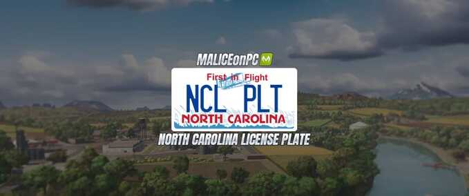 North Carolina License Plate Mod Image