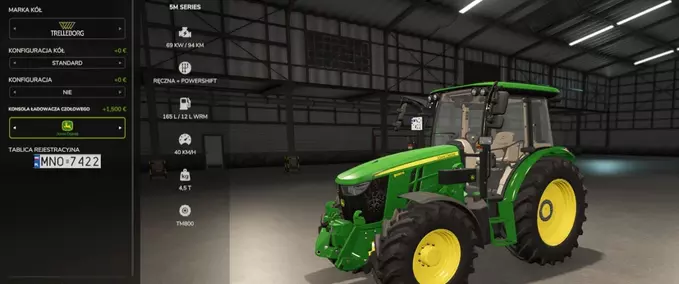 John Deere John Deere 5M Series Farming Simulator mod