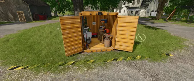 Buildings with Functions Wheelie Great Workshop Farming Simulator mod