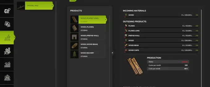 Factories Sawmill MGZ Farming Simulator mod