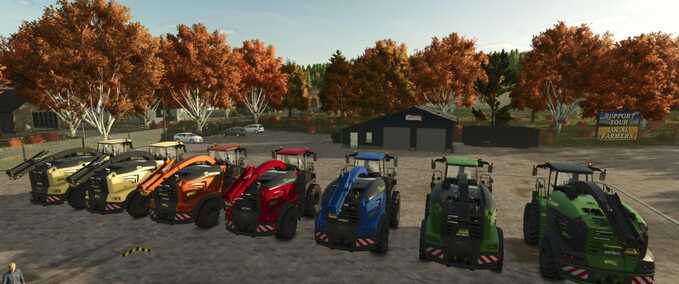 Krone Krone BigX1180 Multicolor Farming Simulator mod