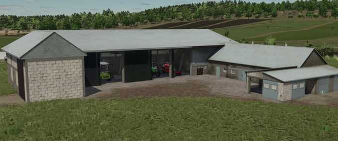 Animal Pens Pack of Large Cowsheds Farming Simulator mod