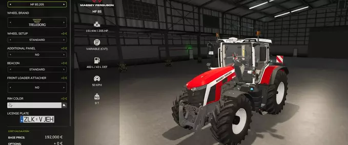 Other manufactors Massey Ferguson 8S Farming Simulator mod