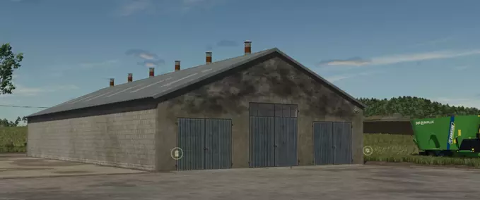 Animal Pens Big Cow Barn Farming Simulator mod