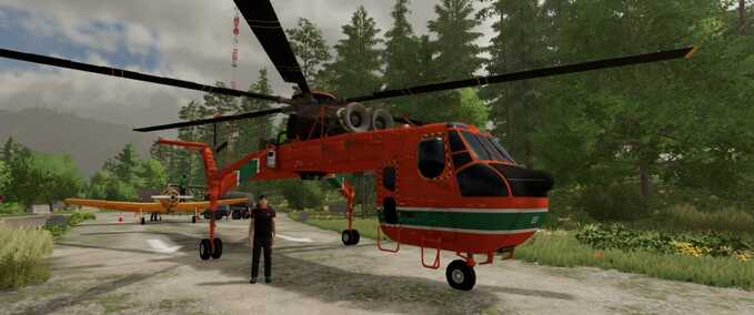 Other Vehicles Forestry Helicopter Farming Simulator mod