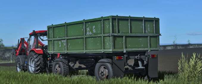 Old Romanian Agricultural Trailer 7T Mod Image