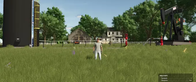 Decoration Sentry Pumpjack Farming Simulator mod