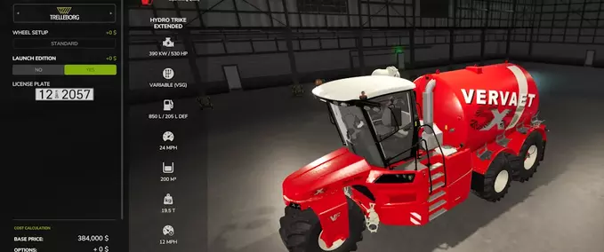 Liquid Manure Vervaet Hydro Trike XL Farming Simulator mod