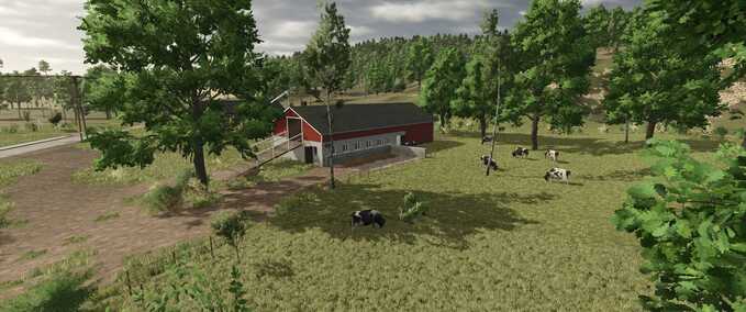 Animal Pens Old Brick Cow Barns Farming Simulator mod