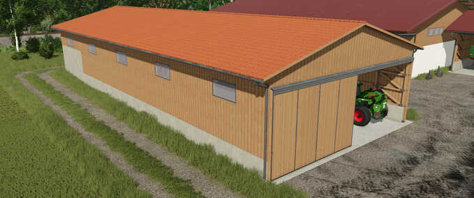 Wooden Storage Hall Mod Image