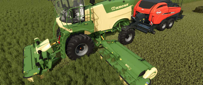 Mod Packs Mower and Wrapper with Hitch Farming Simulator mod