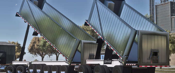 Lizard Superior End Dump Trailer Pack Mod Image