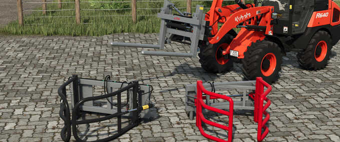 front loader Fliegl Bale Tools Pack Farming Simulator mod