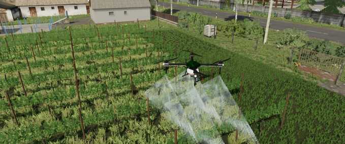 Agricultural Drone for Vineyards Mod Image